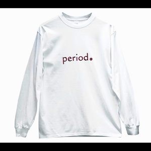 PERIOD T-shirts.